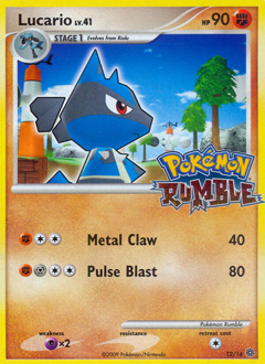 Pokemon Pokémon Rumble Lucario - 12