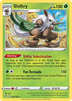 Pokemon Vivid Voltage Shiftry - 12