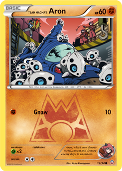 Pokemon Double Crisis Team Magma's Aron - 12