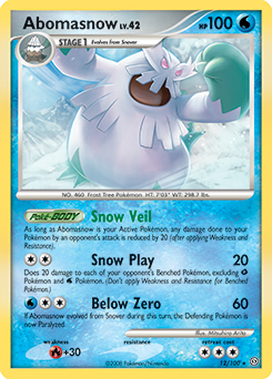 Pokemon Stormfront Abomasnow - 12