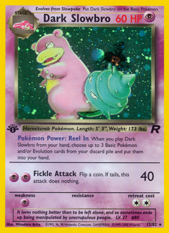 Pokemon Team Rocket Dark Slowbro - 12