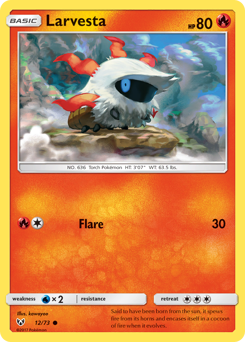 Pokemon Shining Legends Larvesta - 12