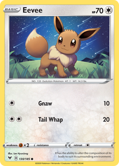 Pokemon Vivid Voltage Eevee - 130