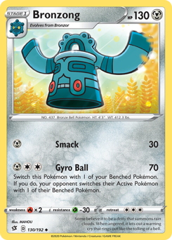 Pokemon Rebel Clash Bronzong - 130