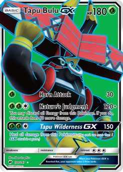 Pokemon Burning Shadows Tapu Bulu-GX - 130