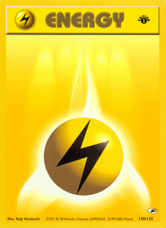 Pokemon Gym Heroes Lightning Energy - 130