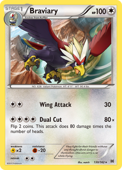 Pokemon BREAKthrough Braviary - 130