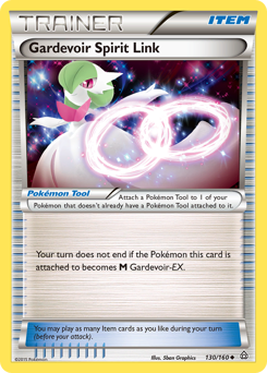 Pokemon Primal Clash Gardevoir Spirit Link - 130