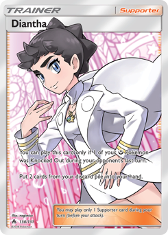 Pokemon Forbidden Light Diantha - 130