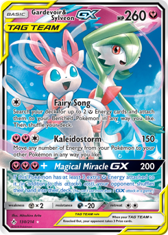 Pokemon Unbroken Bonds Gardevoir & Sylveon-GX - 130