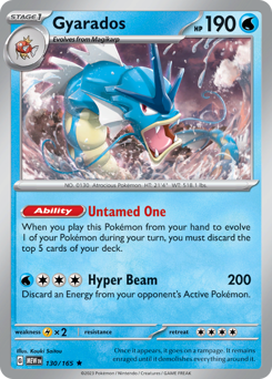 Pokemon 151 Gyarados - 130