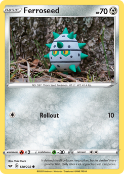 Pokemon Sword & Shield Ferroseed - 130