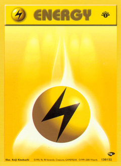 Pokemon Gym Challenge Lightning Energy - 130