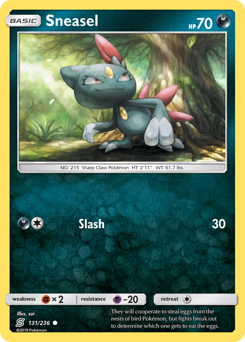Pokemon Unified Minds Sneasel - 131