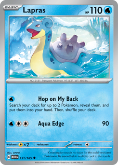 Pokemon 151 Lapras - 131