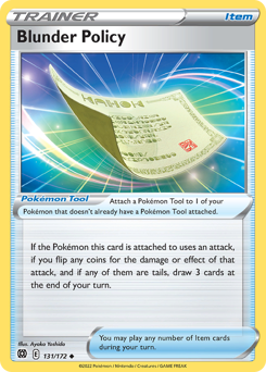 Pokemon Brilliant Stars Blunder Policy - 131