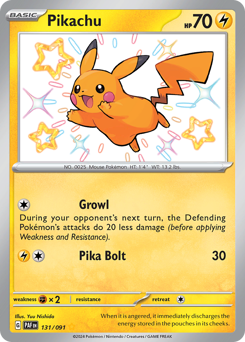 Pokemon Paldean Fates Pikachu - 131