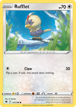 Pokemon Astral Radiance Rufflet - 131