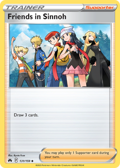 Pokemon Crown Zenith Friends in Sinnoh - 131