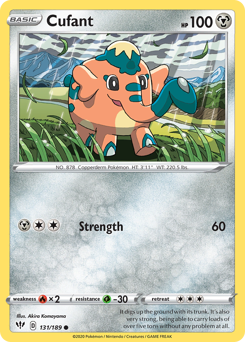 Pokemon Darkness Ablaze Cufant - 131
