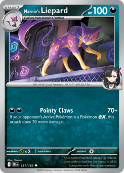 Pokemon Destined Rivals Marnie's Liepard - 131