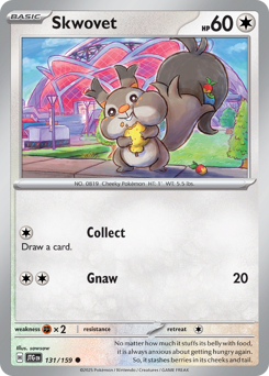 Pokemon Journey Together Skwovet - 131