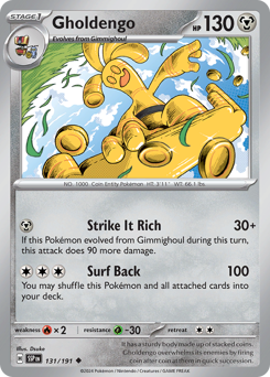 Pokemon Surging Sparks Gholdengo - 131
