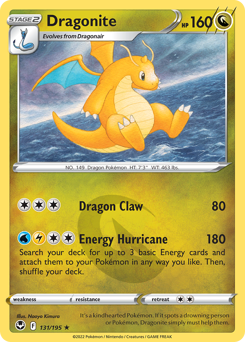 Pokemon Silver Tempest Dragonite - 131