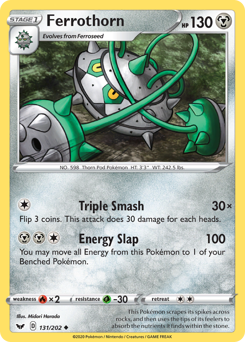Pokemon Sword & Shield Ferrothorn - 131