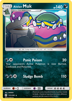 Pokemon Cosmic Eclipse Alolan Muk - 131