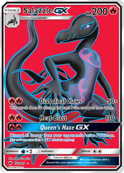 Pokemon Burning Shadows Salazzle-GX - 132
