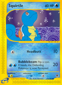 Pokemon Expedition Base Set Squirtle - 132