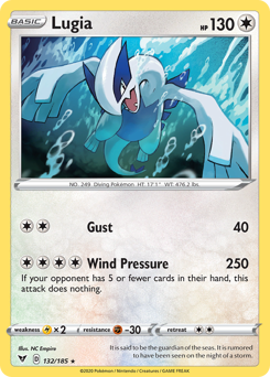 Pokemon Vivid Voltage Lugia - 132