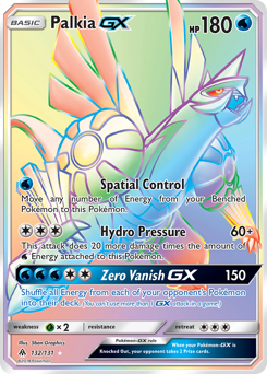 Pokemon Forbidden Light Palkia-GX - 132