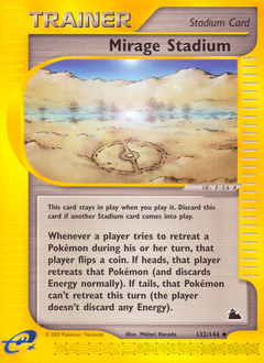 Pokemon Skyridge Mirage Stadium - 132