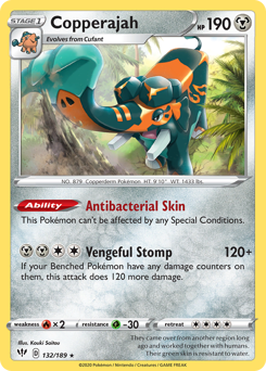 Pokemon Darkness Ablaze Copperajah - 132
