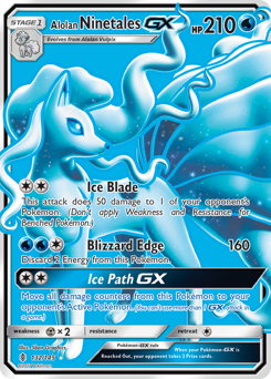 Pokemon Guardians Rising Alolan Ninetales-GX - 132