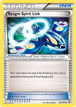 Pokemon Primal Clash Kyogre Spirit Link - 132
