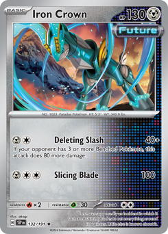 Pokemon Surging Sparks Iron Crown - 132