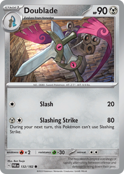 Pokemon Paradox Rift Doublade - 132