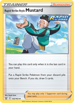 Pokemon Battle Styles Rapid Strike Style Mustard - 132