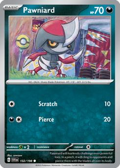 Pokemon Scarlet & Violet Pawniard - 132