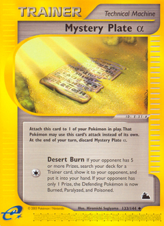 Pokemon Skyridge Mystery Plate α - 133
