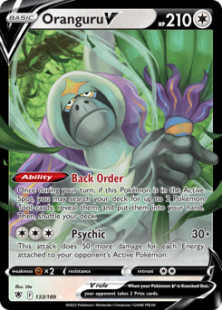 Pokemon Astral Radiance Oranguru V - 133