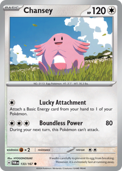 Pokemon Twilight Masquerade Chansey - 133