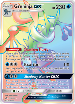 Pokemon Forbidden Light Greninja-GX - 133