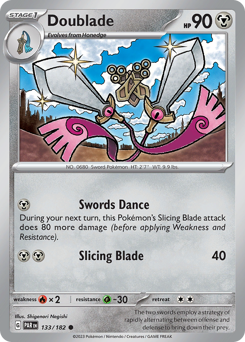 Pokemon Paradox Rift Doublade - 133
