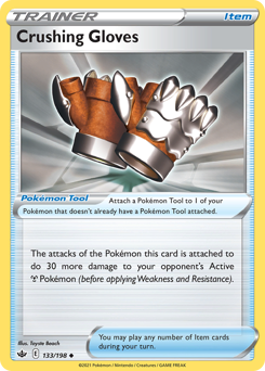 Pokemon Chilling Reign Crushing Gloves - 133