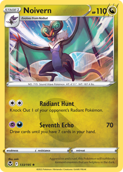 Pokemon Silver Tempest Noivern - 133