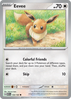 Pokemon 151 Eevee - 133